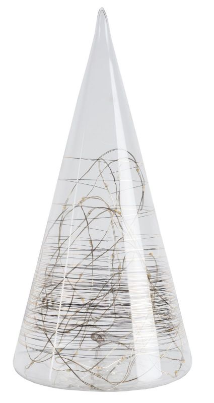 LED Glass Fir XL Lines with Timer Räder